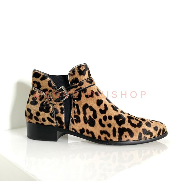 MaximalistTabitha Simmons Luxe Studded Leopard BootiesGigi Hadid Approved